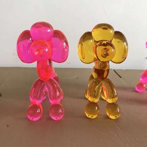 Negozio Visual Merchandising decorativo in <span class=keywords><strong>resina</strong></span> trasparente <span class=keywords><strong>palloncino</strong></span> <span class=keywords><strong>cane</strong></span> - Product Image 3