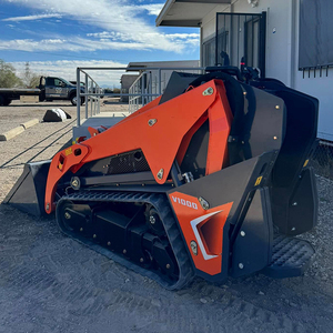 Derette V1000 Chất lượng cao Kinh Tế Mini Skid chỉ đạo CE/EPA Kubota động cơ nhỏ gọn theo dõi Skid chỉ đạo Bộ nạp - Product Image 3