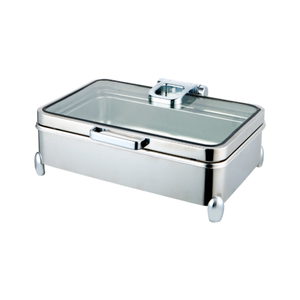 Calentador de Comida para <span class=keywords><strong>Camping</strong></span>, Acero Inoxidable, Juego de Platos para Buffet, Calentador de Alimentos - Product Image 2