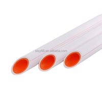 Tube de protection pour câbles électriques en PPR pour l'ingénierie municipale avec protection filetée, écologique et transparent