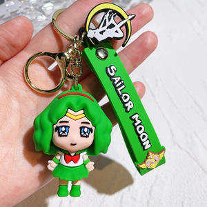 Porte-clés <span class=keywords><strong>Sailor</strong></span> <span class=keywords><strong>Moon</strong></span>, figurine d'anime, porte-clés de voiture, clip pour sac, cadeau - Product Image 6