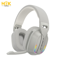 Casque sans fil personnalisé B500 V5.4 ANC IPX6 étanche avec éclairage RGB, interface Type-C, écouteurs BT pour aviation et sport