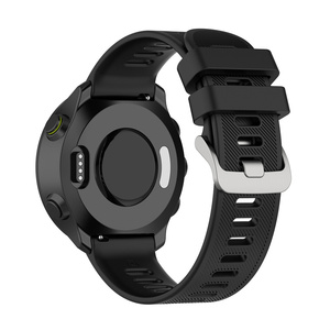 Bracelet de sport en silicone de 20 mm pour montre <span class=keywords><strong>Garmin</strong></span> <span class=keywords><strong>Forerunner</strong></span> 158, 55, 570, 42 mm, Venu, <span class=keywords><strong>Vivoactive</strong></span> 5, bracelet de remplacement pour montre connectée - Product Image 5