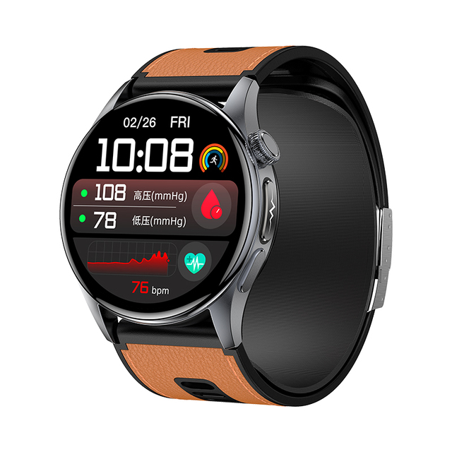 New Health Men Smart Watch S200 with Blood Oxygen Heart Rate Body Temperature Monitoring Smartwatch