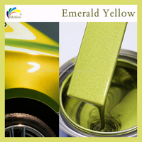 Peinture de réparation automobile Car Charm MK-X16 Jaune Émeraude 1L Revêtement Liquide Acrylique en Spray Durable Personnalisé Prêt à l'emploi