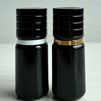 Flacon de lotion sans air en ABS de 15 ml, flacon de sérum, texture spirale, flacon sans air à pression, matériau d'emballage cosmétique