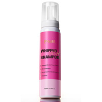 Kit de shampooing pour cils en mousse, grand flacon, logo personnalisé, lavage en profondeur, brosse pour extensions de cils, vente en gros