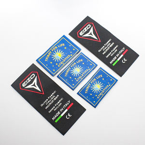 ป้ายผ้าโพลีเอสเตอร์ทอลายออกแบบได้ตามต้องการสิ้นสุดการพับเร็วโรงงาน OEM จำนวนสั่งซื้อขั้นต่ำ100ชิ้น - Product Image 6