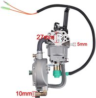 Kit de conversion GPL/GNC pour générateur à carburateur double carburant 4,5-6KW GX390 GX340 GX420 188F avec starter manuel