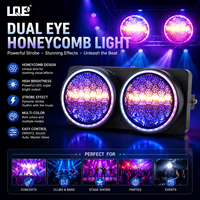 LQE RGB Retro LED Blinder DMX IP20 Aluminium Lumière matricielle LED pour entrepôt Base E27 DMX512 Ra95 23000lm 6000K Lumière du jour Dimmable