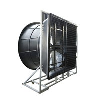 Grand ventilateur d'extraction 230000 m³/h, ventilateur de ventilation industriel robuste avec 6 pales en alliage et moteur BLDC pour grands bâtiments
