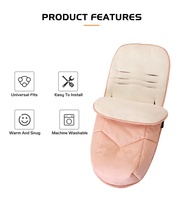 Sac de couchage chaud et ajustable pour bébé de 4 mois, avec fermeture éclair, pour poussette, type gigoteuse, modèle espagnol