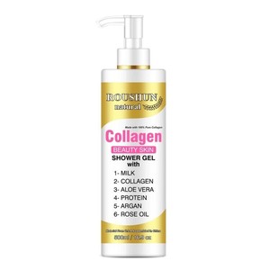 <span class=keywords><strong>Gel</strong></span> <span class=keywords><strong>douche</strong></span> liquide Roushun Private Label au lait, à l'<span class=keywords><strong>aloe</strong></span> <span class=keywords><strong>vera</strong></span>, à l'huile d'argan et à l'huile de rose pour un effet éclaircissant et rafraîchissant de la peau - Product Image 4