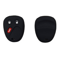 Étui de protection en silicone moulé avec précision pour clé de voiture GM Buick GL8 Chevrolet GMC à 3 boutons, résistant à l'usure