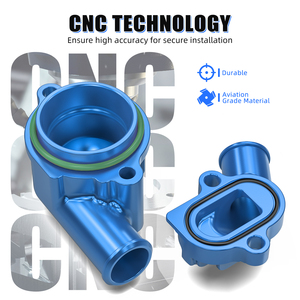 Cubierta de Entrada y Salida de Bomba de Agua NICECNC para <span class=keywords><strong>Yamaha</strong></span> <span class=keywords><strong>Raptor</strong></span> 700 YFM700 R 2006-2020 <span class=keywords><strong>2021</strong></span> 2022 2023 2024 2025 2026 - Product Image 2
