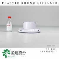 Diffuseur de plafond Fullcone CD150 pour système HVAC, registres et grilles réglables pour la ventilation résidentielle