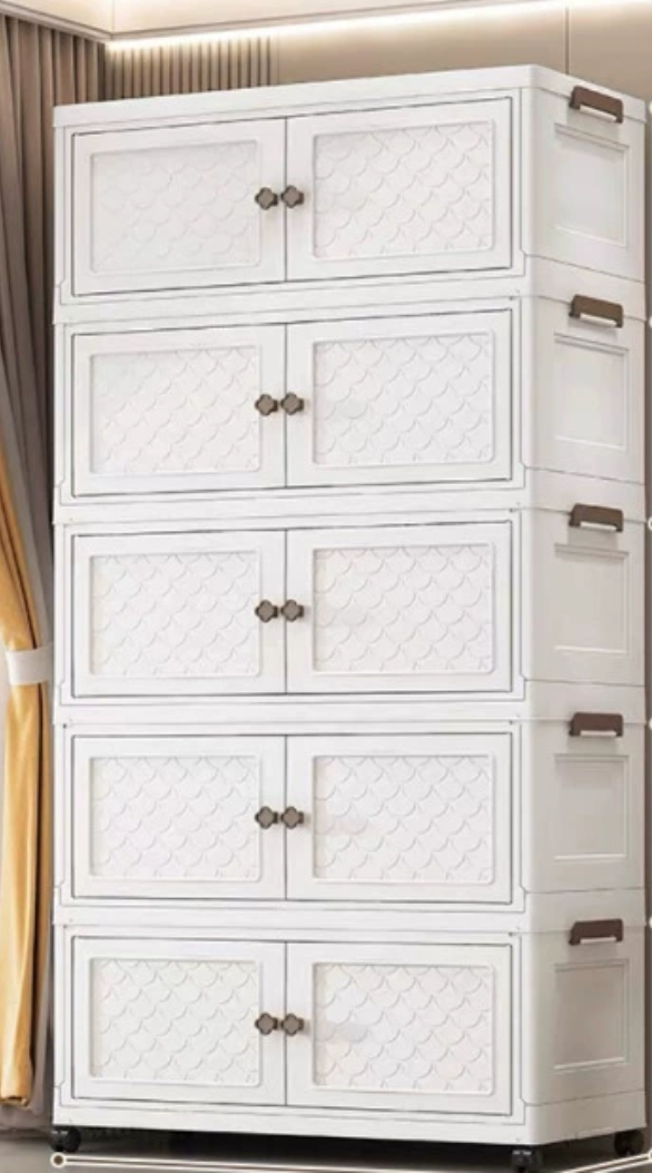 75cm transparent blanc gris