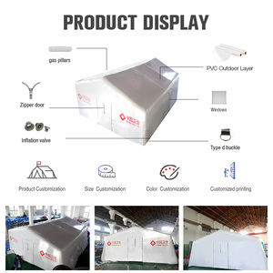 AOYU Carpa Hospitalaria Inflable Portátil Blanca Personalizada, Impermeable <span class=keywords><strong>de</strong></span> PVC, Hermética, para Supervivencia, Asistencia Médica y Aislamiento, Gran Tamaño - Product Image 3