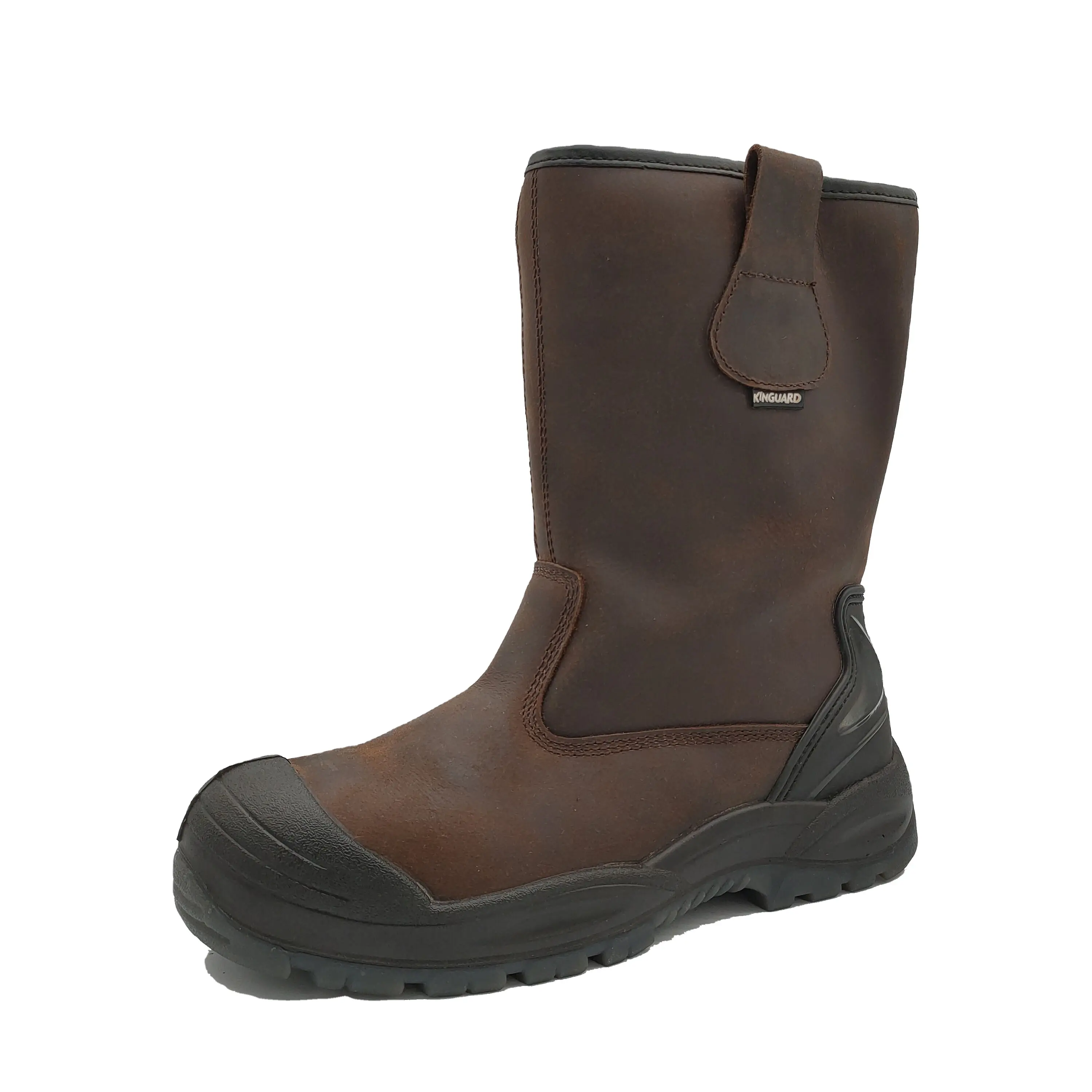 उच्च कटौती व्यापक पैर की अंगुली स्टील धातु औद्योगिक मेकेनिक काम सुरक्षा जूते