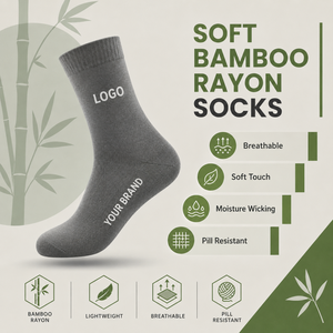 Wholesale Custom Cotton <b>Socks</b> for Men Formal Business Dress Work <b>Socks</b> with Logo Gift Box Set High Quality Manufacturer - Product Image 2