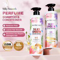 Shampooing personnalisé soyeux et lisse parfum pour cheveux réparateur cheveux abîmés shampoing et revitalisant anti-frisottis nourrissant pour cheveux lisses
