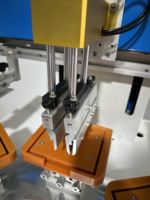 Machine de sérigraphie de circuits imprimés en plastique incurvés plats pour panneaux de signalisation routière de marque LC PLC Control turntable