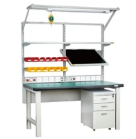 Table de travail antistatique modulaire de haute qualité Leenol pour assemblage électronique