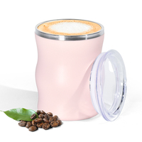Vaso de Agua Personalizado al por Mayor de Acero Inoxidable de 5oz con Superficie de Plástico, Entrega Rápida, Alta Calidad, para Gimnasio, Oficina, Senderismo y Hogar