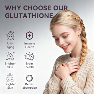 Kapsul Pemutih Kulit Terbaik 1500mg L-glutathione, Pemutih Kulit Cepat, Antioksidan, Kapsul Lunak, Softgel, OEM/ODM - Product Image 3