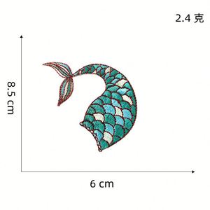 แพทช์ปักลายการ์ตูนน่ารักรูปปลาติดเสื้อผ้าเด็ก ขายดี - Product Image 3