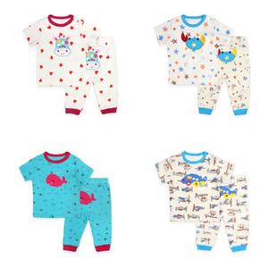 Conjunto de Ropa de Dormir de 2 Piezas para Bebé Recién Nacido, Manga Corta, de Fábrica - Product Image 4