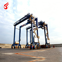Grue portique RTG la plus vendue pour conteneurs à pneus en caoutchouc, 25T, 30T, 40T, 50T, 60T, 70T, pour la manutention portuaire efficace