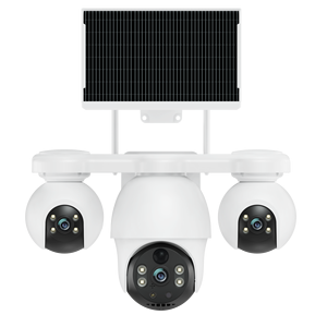 P19 năng lượng mặt trời Máy ảnh V380 Max năng lượng mặt trời Máy ảnh PTZ 4 gam Sim thẻ pin charage ba ống kính ngoài trời máy ảnh - Product Image 6