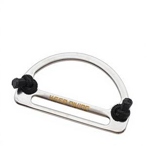 KEEP DIVING SSA RK06D Boucle japonaise à anneau en D en acier inoxydable 316 avec sangle de 5 cm pour réglage rapide et positionnement fixe - Product Image 1