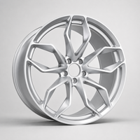 Jantes forgées style V-Spoke de 19, 20, 21 et 22 pouces, 5x114.3, noir satiné pour Tesla Model Y Performance