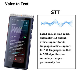 Traductor y <span class=keywords><strong>Grabador</strong></span> Inteligente con Pantalla Táctil Innioasis R2, Batería <span class=keywords><strong>de</strong></span> 2800 mAh, WiFi <span class=keywords><strong>de</strong></span> Doble Banda, Almacenamiento <span class=keywords><strong>de</strong></span> 4+64 GB, Micrófono <span class=keywords><strong>de</strong></span> 5 Piezas, para Oficina - Product Image 2