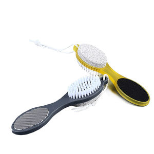 Outil de thérapie des pieds 4-en-1 en gros : brosse exfoliante, lime, brosse de nettoyage des ongles - Product Image 3