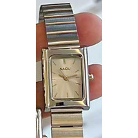 Jam Tangan Wanita Fashion Vintage Persegi dengan Tali Baja Anti Karat dan Kaca, Sederhana Elegan dengan Dial Kecil untuk Wanita