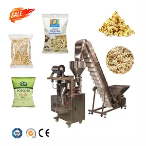 Automatische Popcorn Hout Pellet Pistache Groene Erwten Arachide Zaad Koffieboon Graan Verpakkingsmachine