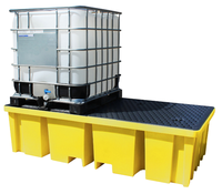 Réservoir IBC en HDPE blanc 1000L, réservoir de stockage de produits chimiques, résistant aux acides et aux alcalis, longue durée de vie, noir/bleu