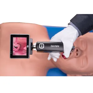 成人和儿童可充电视频喉镜一次性套装用于麻醉气道插管w一次性3尺寸刀片