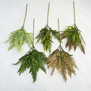 Usine de fleurs artificielles Meiyu Craft, plante de fougère artificielle 30cm-100cm, décoration intérieure en plastique, accessoires de mariage, verdure - Product Image 2