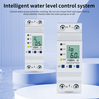 TOMZN Limite de courant de relais de surtension réglable sous le protecteur de courant Affichage V-I-kW-kWh 63A 110V 230V Contrôle du niveau d'eau