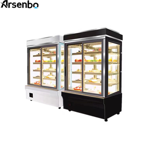 Chất Lượng Cao Cấp Bánh Hiển Thị <span class=keywords><strong>Cooler</strong></span> Tráng Miệng Hiển Thị <span class=keywords><strong>Cooler</strong></span> Sử Dụng Cho Star Sạn Bánh Cửa Hàng Món Tráng Miệng Cửa Hàng - Product Image 2