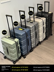 Nouvelle Valise Trolley PC de Luxe 2026 pour l'Exportation <span class=keywords><strong>Europe</strong></span> et Amérique, Grande Capacité, Ultra-légère, à Roulettes Pivotantes, Idéale pour les Études à l'Étranger - Product Image 2
