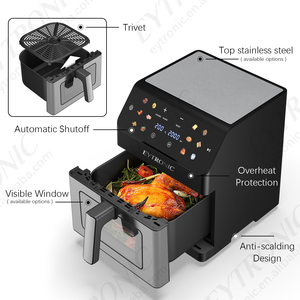Family Size Kitchen Cooking Air <b>Fryers</b> Stainless Steel Body 8L Capacity Appliance 8L Air <b>Fryers</b> Cooking <b>Machine</b> Family Size Kitc - Product Image 2
