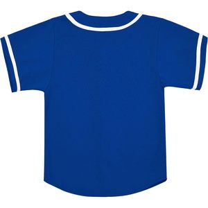 EALER Kids Baseball Jersey Boys Softball Shirt Button Down Quick Dry All Seasons Blue - Product Image 3
