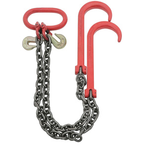 Cadena de Remolque MaxPlus con Gancho en J Soldado de Acero Galvanizado, 14 pies, G70, para Remolcar Autos, Tipo V - Product Image 3