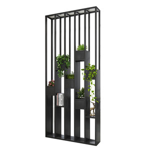 Estantería de Estilo Industrial Nórdico, Simple, de Hierro, para el Hogar, Oficina, Sala de Estar, Restaurante, Bar, Biombo Separador - Product Image 5