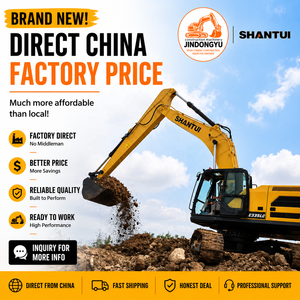 รถขุดเหมือง Shantui SE335LC ใหม่เอี่ยมระดับพรีเมียม ขนาด 35 ตัน กำลัง 241 กิโลวัตต์ เครื่องยนต์ 6LTAA8.9-C325 มอเตอร์ PLC แรงบีบถ่วง 247 กิโลนิวตัน ขายตรงจากโรงงาน - Product Image 2